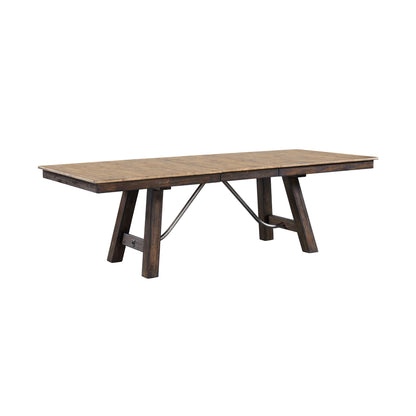 Transitions - Trestle Dining Table - Driftwood / Sable