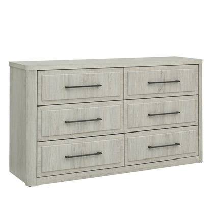 Modern Play - 6 Drawer Dresser - White