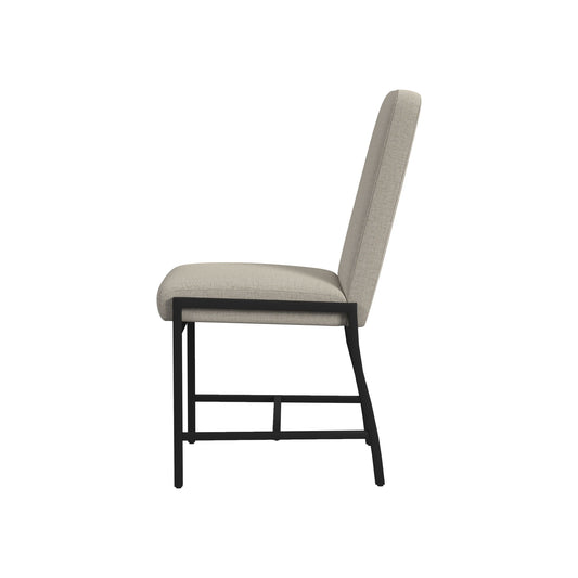 Newport - Upholstered Chair - Natural Oak / Gray