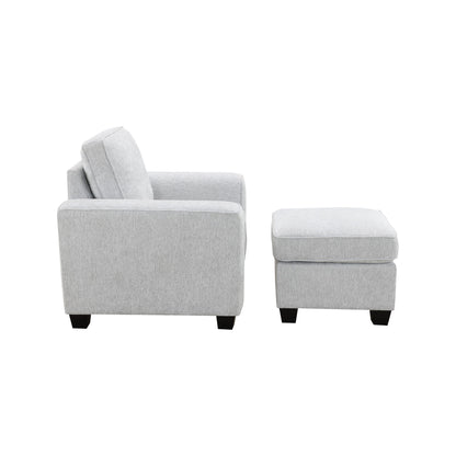Ashbury - Ottoman - Soft Gray