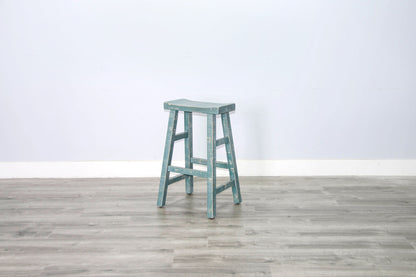 Marina - Stool With Wood Seat (Set of 2)