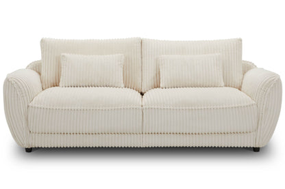 Utopia - 2 Seat Sofa With Lumbar Pillow - Mega Ivory