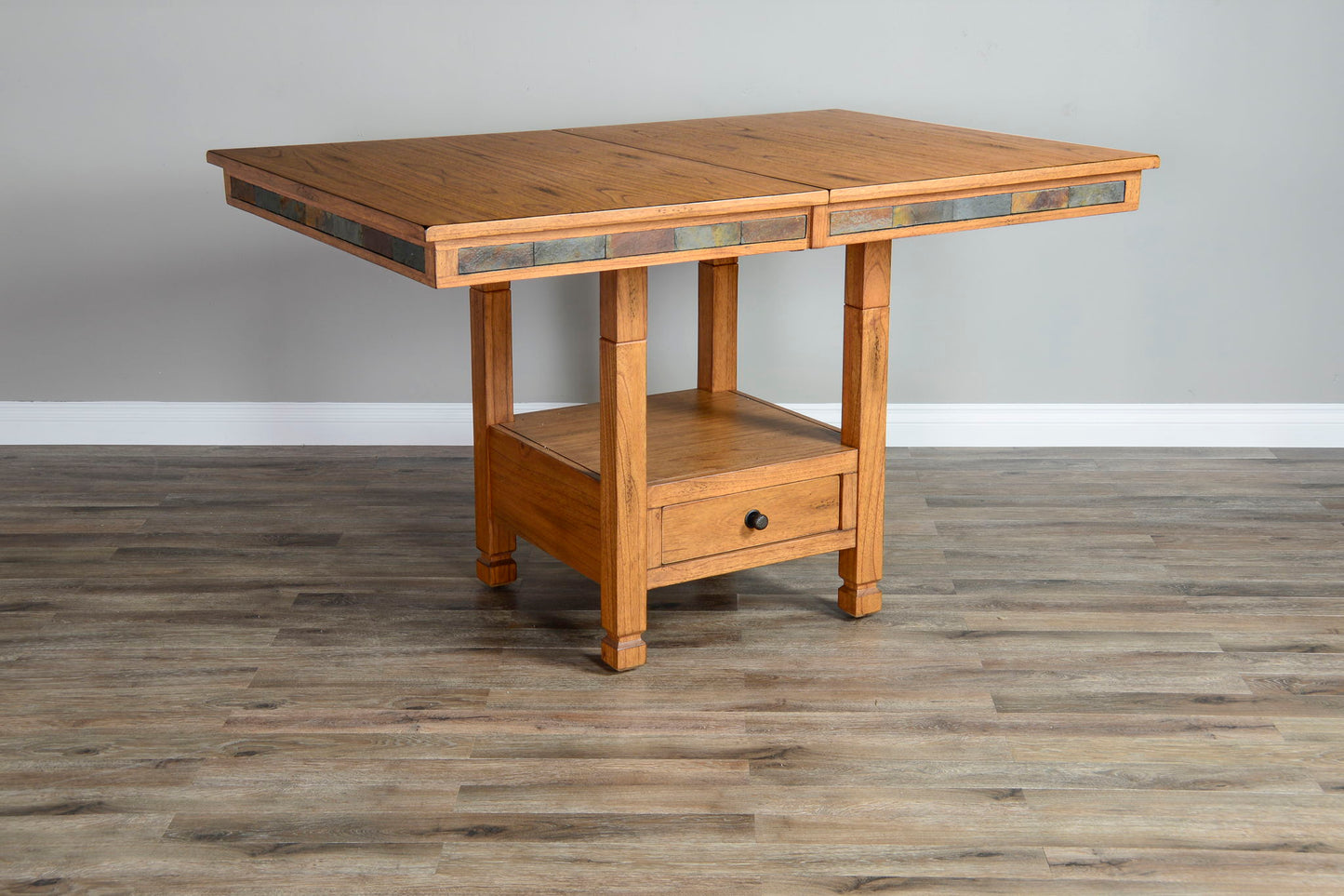 Sedona - Dual Height Dining Table - Light Brown