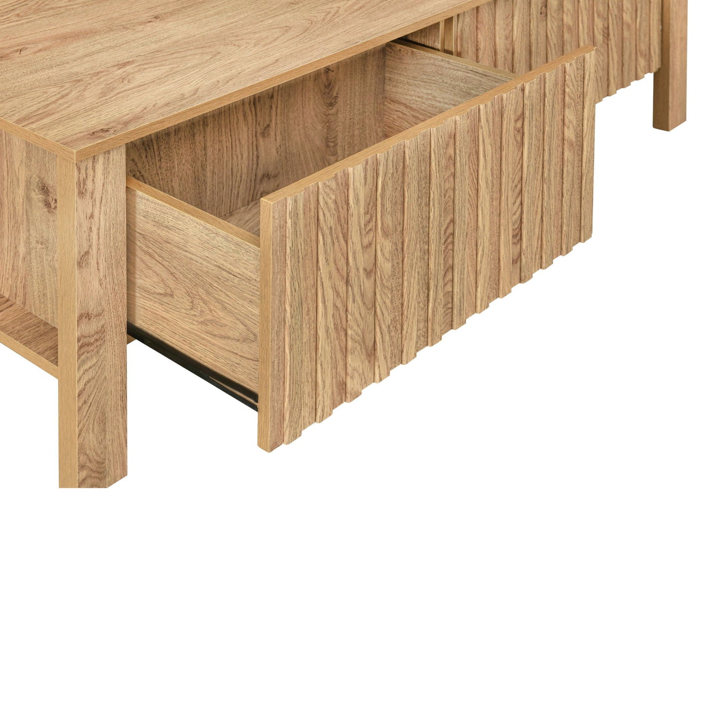 Thayer - 47" Two Drawer Coffee Table - Natural