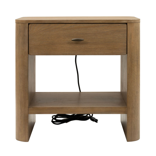 Normandy - Open Nightstand - Light Brown