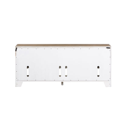Magnolia Manor - Entertainment TV Stand - Antique White