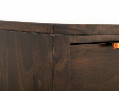 Raramuri - 2 Drawer Nightstand - Dark Brown