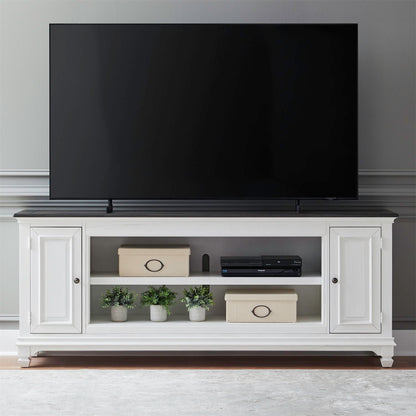 Fireplace TV Consoles - 80" Fireplace TV Console FTS - White