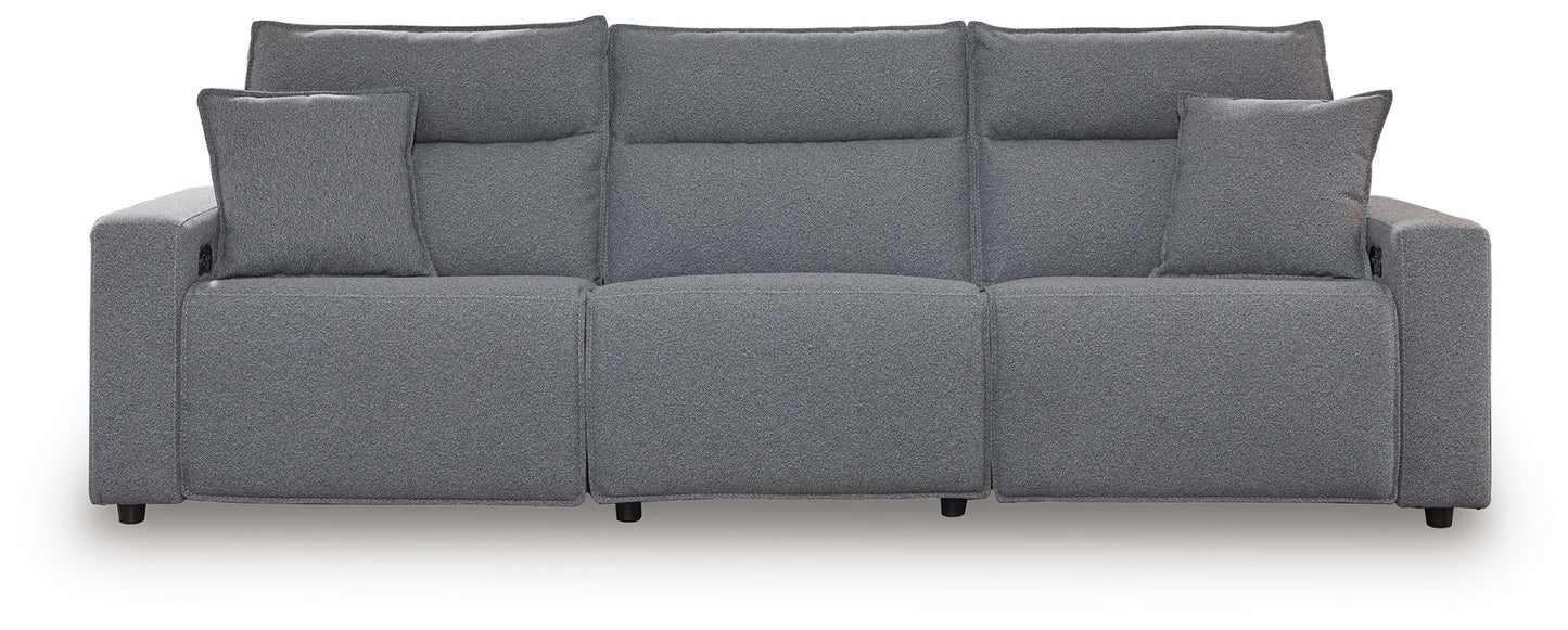 ModMax II - Salt And Pepper - Reclining Sectional