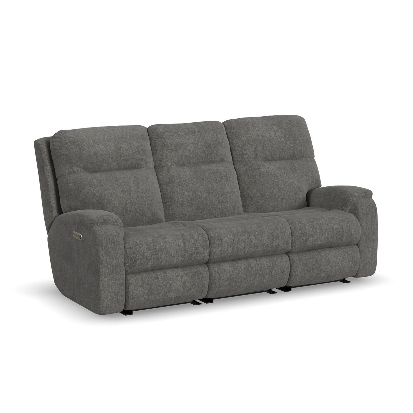 Penn - Fabric Power Reclining Sofa With Power Headrests & Lumbar