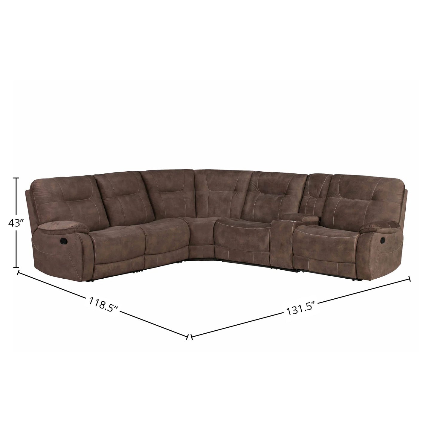 Cooper - Modular Manual Reclining Sectional