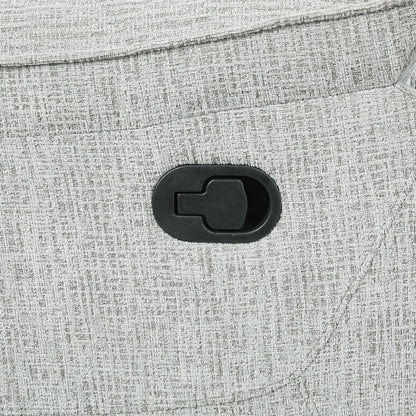 Chablis - Glider Recliner With Heat And Massage - Mist Gray