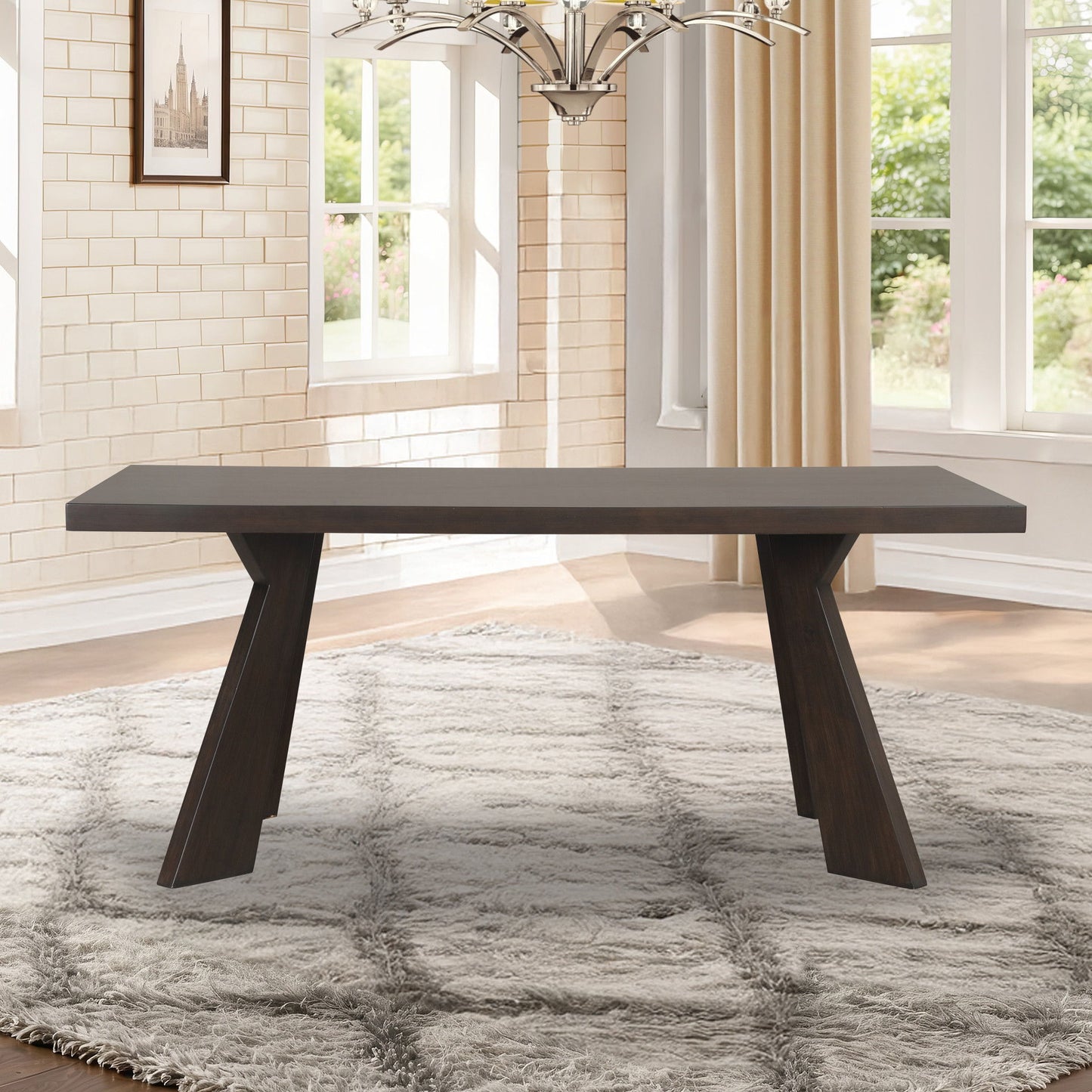 Chestnut Ridge - 72" Dining Table - Brown