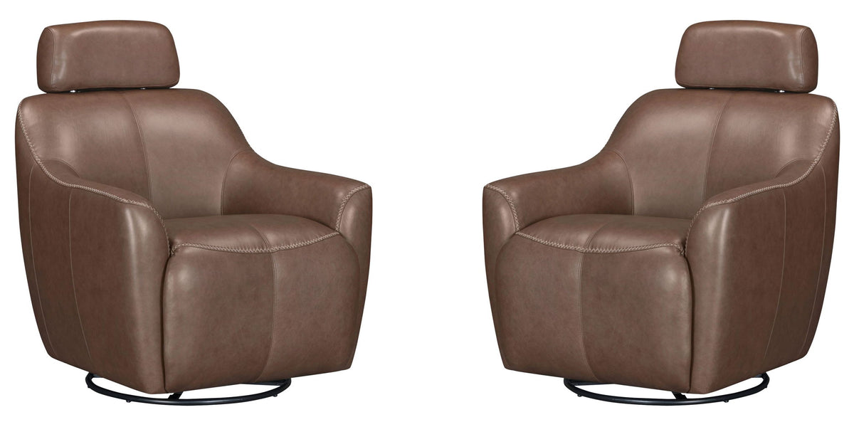 Miles - Swivel Gliding Accent Chair