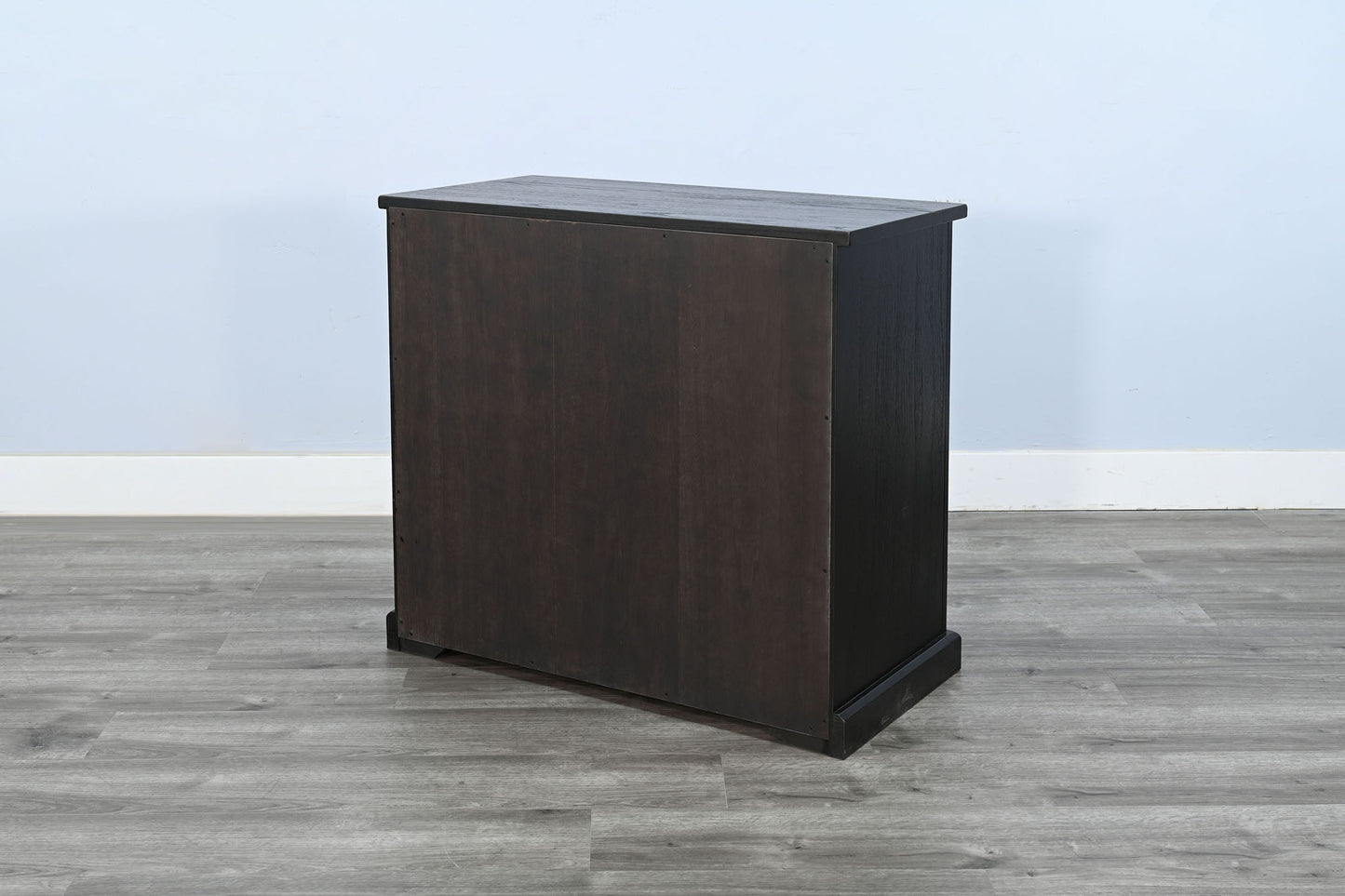 Elena - Modern Wood Display Cabinet With Arched Glass Doors
