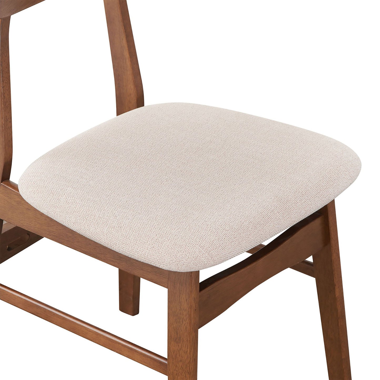 Morocco - Dining Chair With Natural Seat Cushion (Set of 2) - Brown