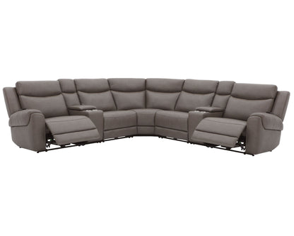 Momentum - Modular Power Reclining Sectional With Power Adjustable Headrests