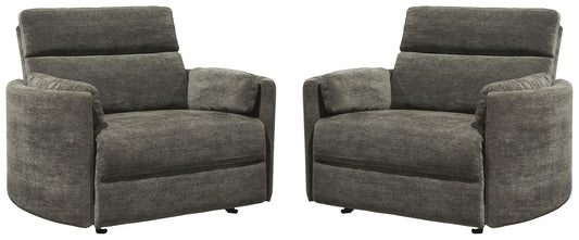 Radius Xl - Extra Wide Power Glider Recliner (Set of 2)