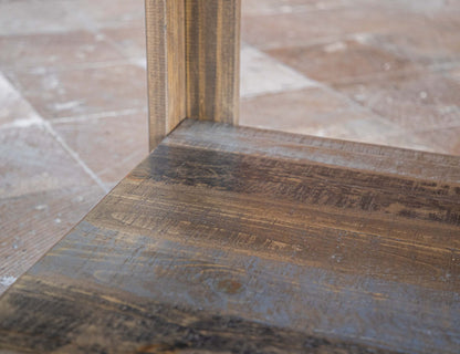 Loft - 54" Square Table - Two Tone Gray / Brown