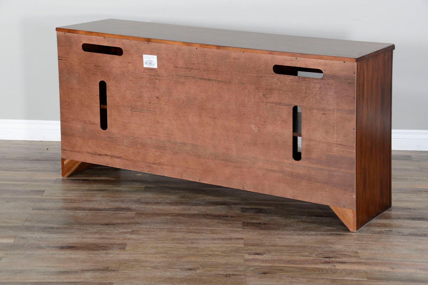 Santa Fe - 76" Entertainment Wall - Dark Chocolate