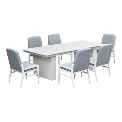 Nash - Outdoor Dining Upholstered Side Chair - Buff
