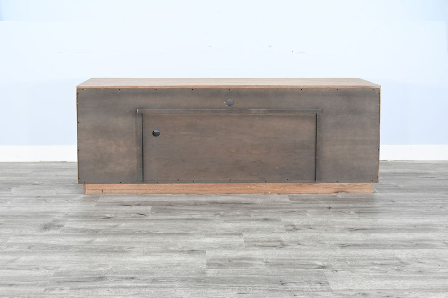 78" Cane Media Console With Faux Crystals Electric Fireplace Insert