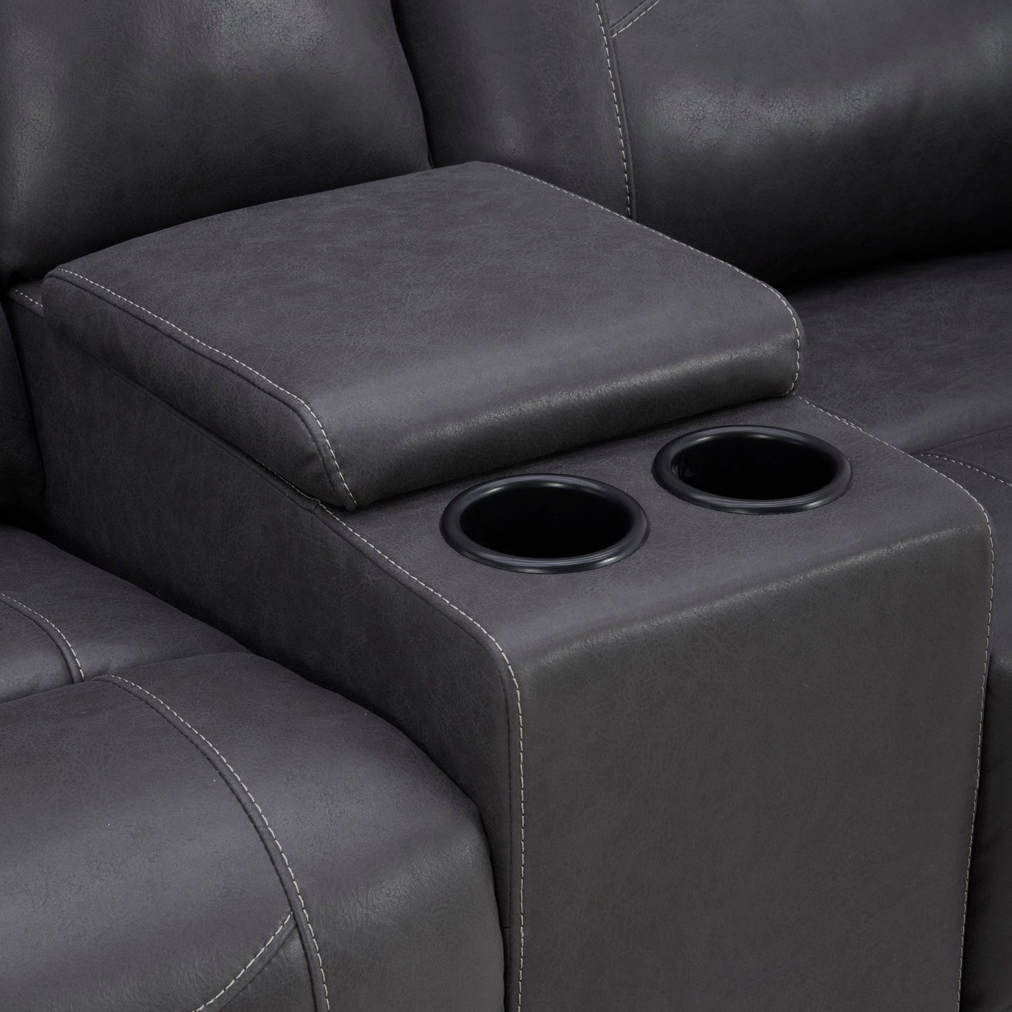 Caldwell - Power Console Loveseat