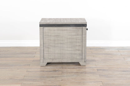 Alpine - Chair Side Table - Gray