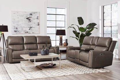 Hancock - Zero Gravity Power Reclining Sofa With Drop Down Table P3