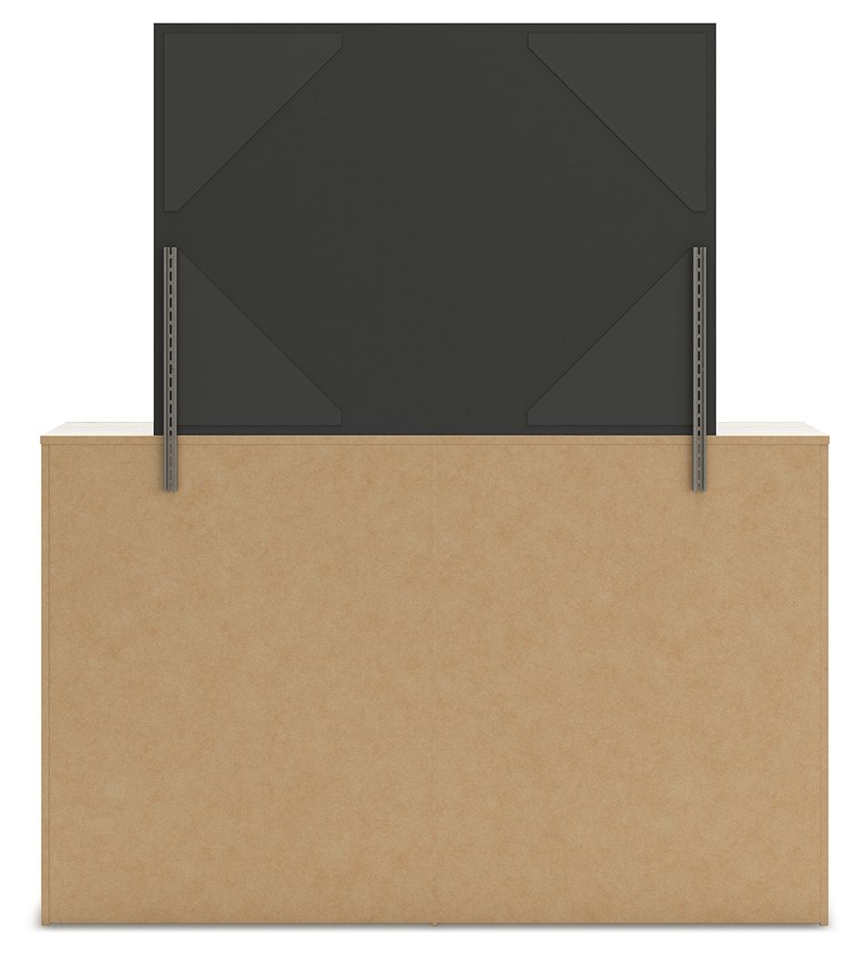 Lawroy - Dresser And Mirror - Light Natural