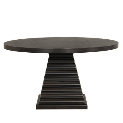 Plateau - Round Dining Top - Rustic Espresso
