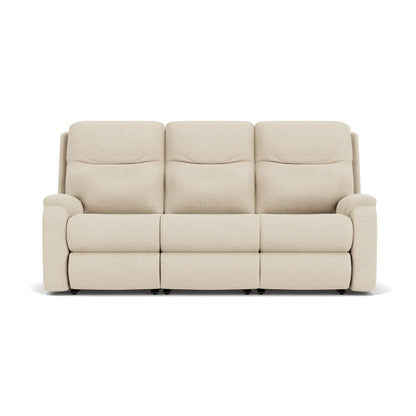 Penn - Transitional Fabric Power Reclining Sofa With Power Headrests & Lumbar