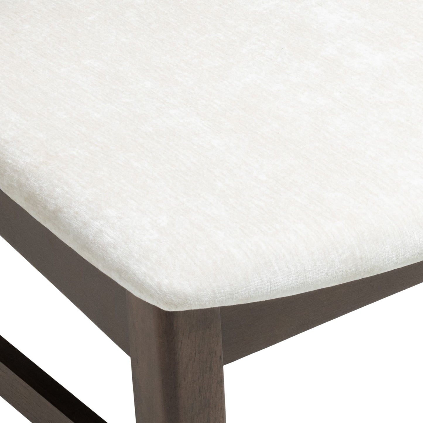 West End - Curved Panel Chair With Ivory Seat