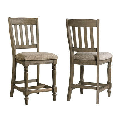 Balboa Park - Slat Stool - Roasted Oak