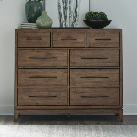 Shaker Lakes - 9 Drawer Chesser - Harvest Brown