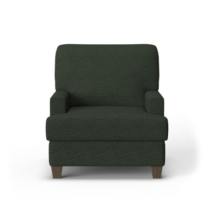 Moxy - Fabric Chair, Straight Track Arms