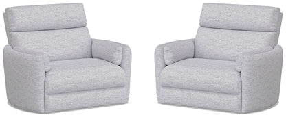 Radius Xl - Extra Wide Power Glider Recliner (Set of 2)
