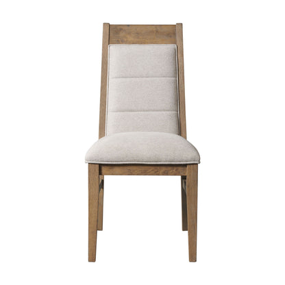 Landmark - Upholstered Chair - Weathered Oak
