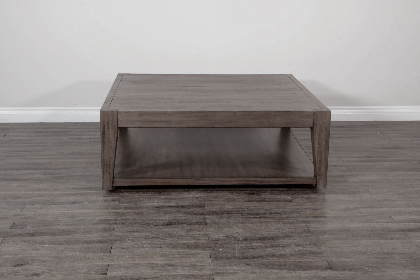 Doe Valley - Mahogany Wood Coffee Table With Casters