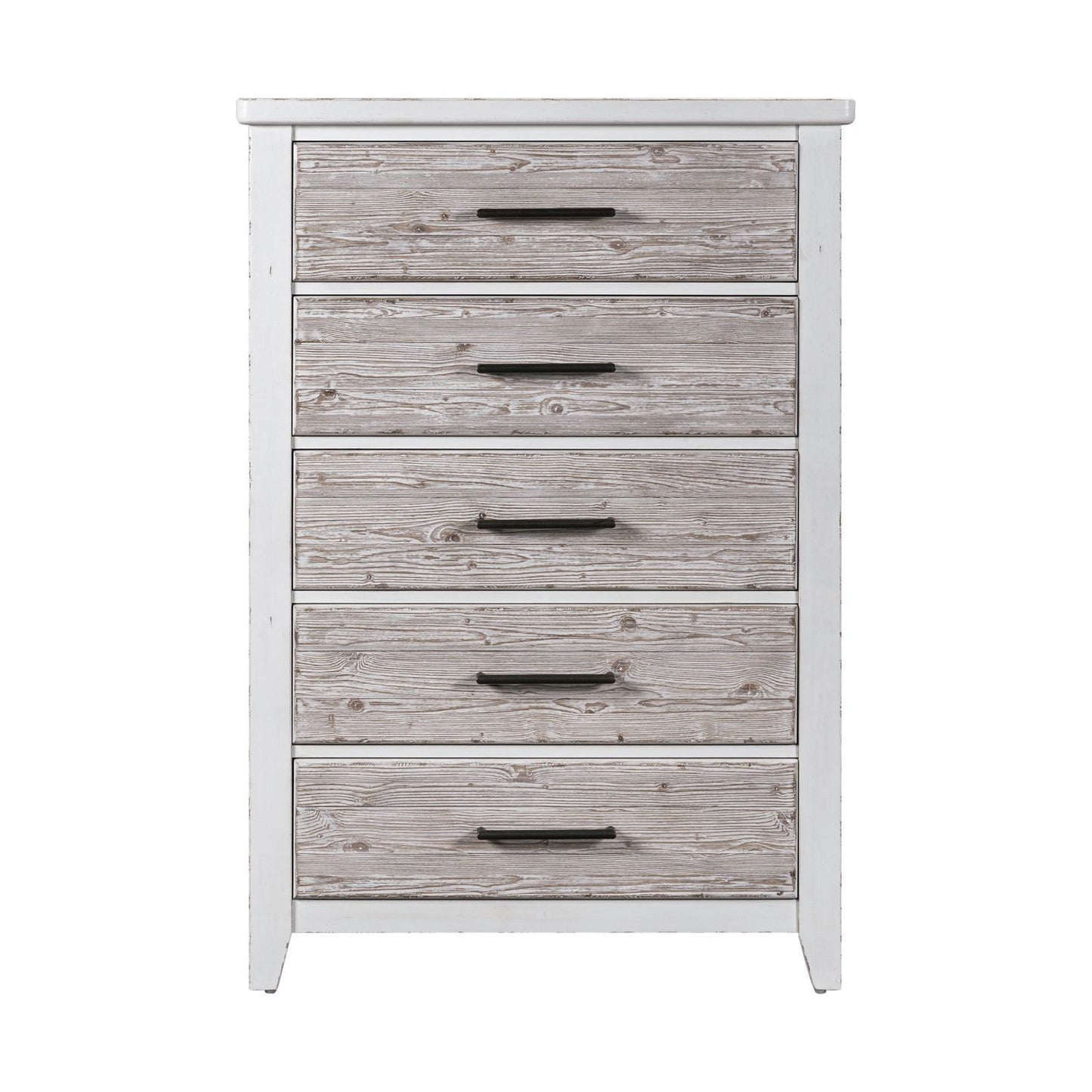 Backroads - 5 Drawer Chest - White