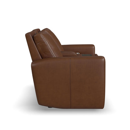 Aria - Power Reclining Loveseat With Console