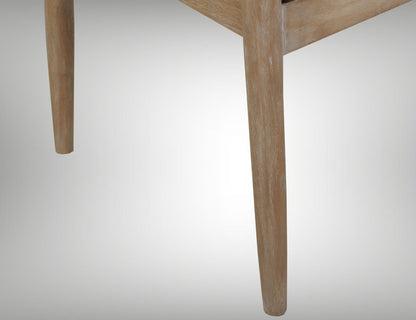 White Teak - Chair - Ivory White