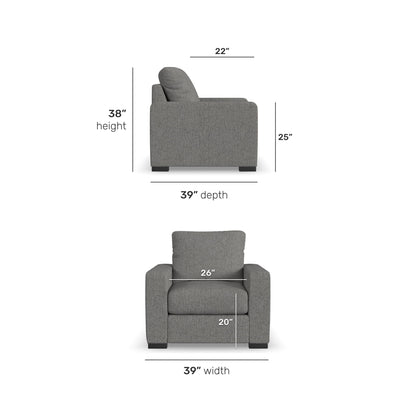 Theodore - Fabric Stationary Chair