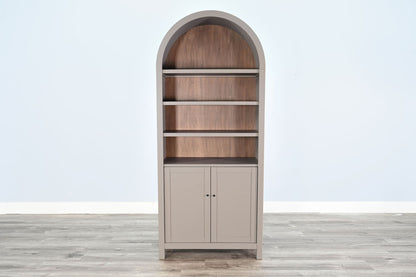 Arched Display Cabinet With Doors