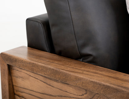 Ancora - Armchair - Dark Gray / Light Brown