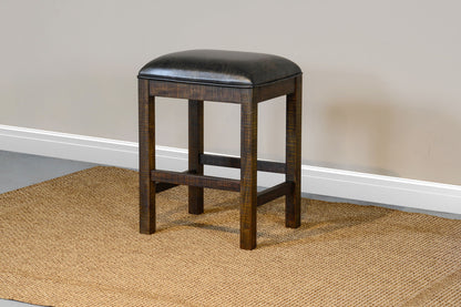 Homestead - Counter Cushion Seat Stool - Tobacco Leaf