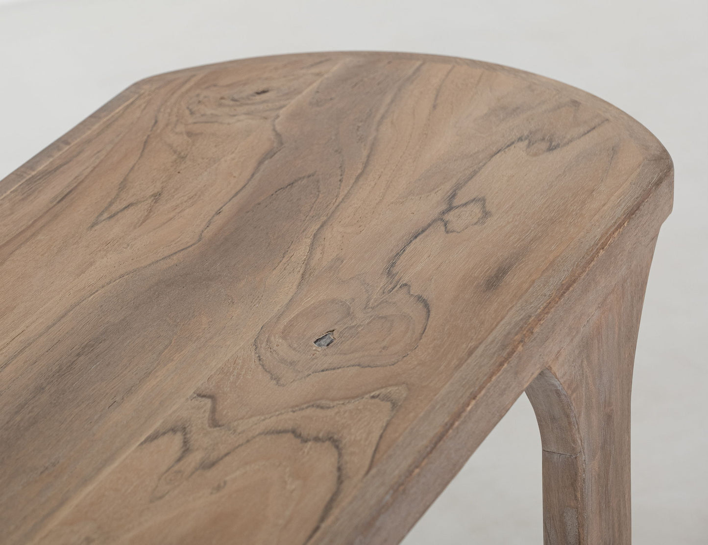 White Balam - Sofa Table - Ivory White