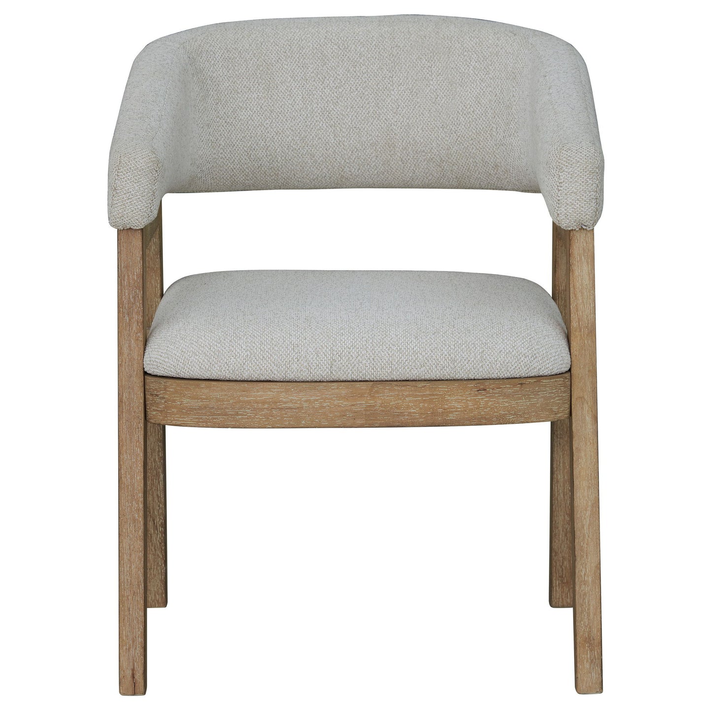 Escape - Dining Barrel Dining Chair (Set of 2) - Glazed Natural Oak / Mirage Mist