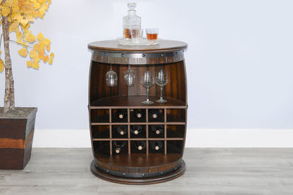 Homestead - Wine Rack - Dark Brown