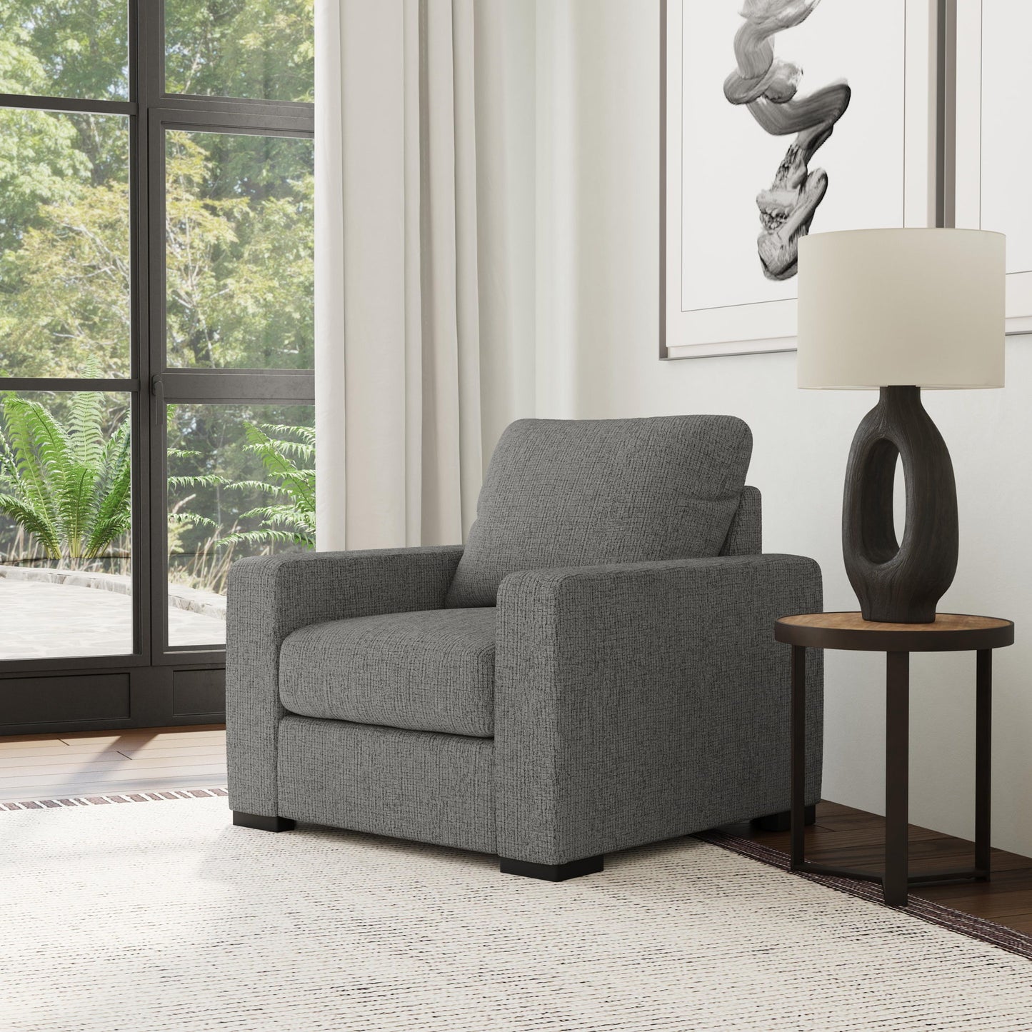 Theodore - Fabric Stationary Chair